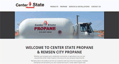 Desktop Screenshot of centerstatepropane.net