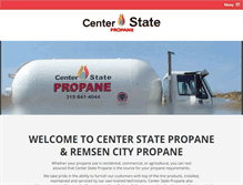 Tablet Screenshot of centerstatepropane.net